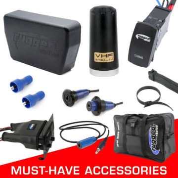 Picture of Rugged Radios Alpha Accessory Pack For Rugged UTV SXS IRCS w/ Intercom Ext Cables (for Helmet Kits)