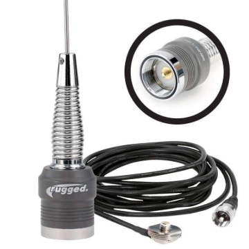 Picture of Rugged Radios VHF Antenna Kit with 1/2 Wave No Ground Plane (NGP) Antenna & NMO Mount