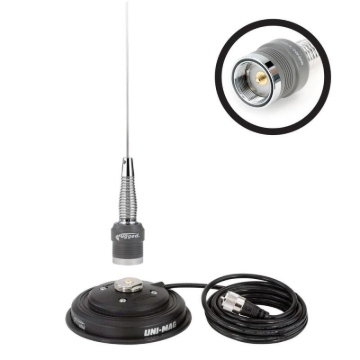 Picture of Rugged Radios VHF 1/2 Wave No Ground Plane (NGP) Antenna Kit with Magnetic Mount