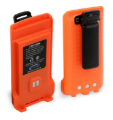 Picture of Rugged Radios GMR2 Replacement Lithium Battery w/12v Charge Port and Belt Clip Safety Orange