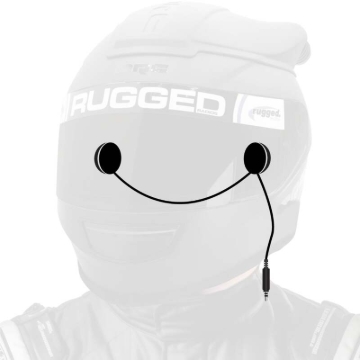 Picture of Rugged Radios In-Helmet Speakers with 3.5mm Plug Mono / Standard