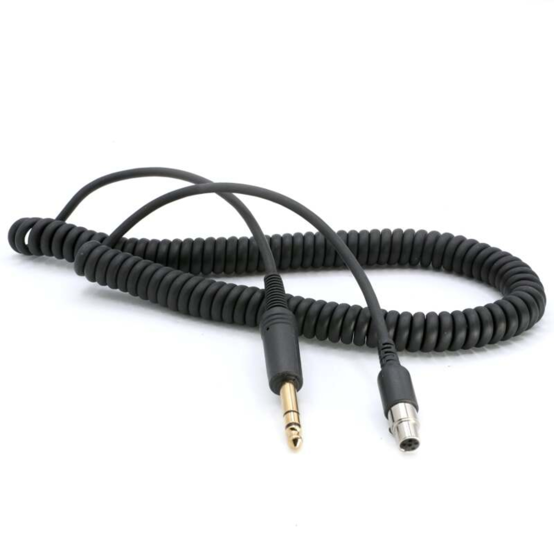 Picture of Rugged Radios Firetruck Intercom Headset Coil Cord for 1/4 Style Jacks & FHS Headset