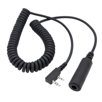 Picture of Rugged Radios OFFROAD Headset / Helmet Coil Cord Cable for Rugged Radios and Kenwood Radios