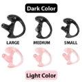 Picture of Rugged Radios Rubber Ear Mold Buds for Acoustic Tubes Left Ear / Light Color