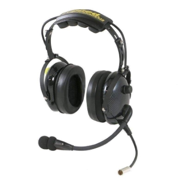 Picture of Rugged Radios HS10 Fire Safety Over the Head OTH Headset with Mic On Off Switch