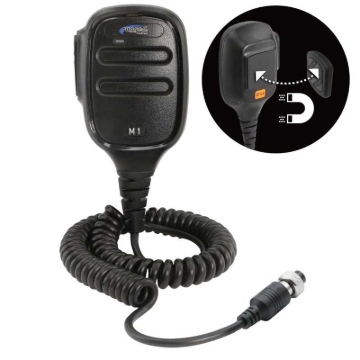 Picture of Rugged Radios Hand Mic for M1 Mobile Radio with Scosche MagicMount