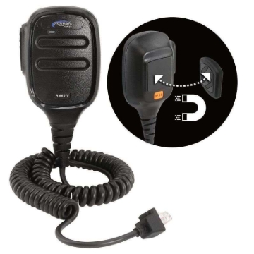 Picture of Rugged Radios Hand Mic for RM45 & RM60 Mobile Radios with Scosche MagicMount