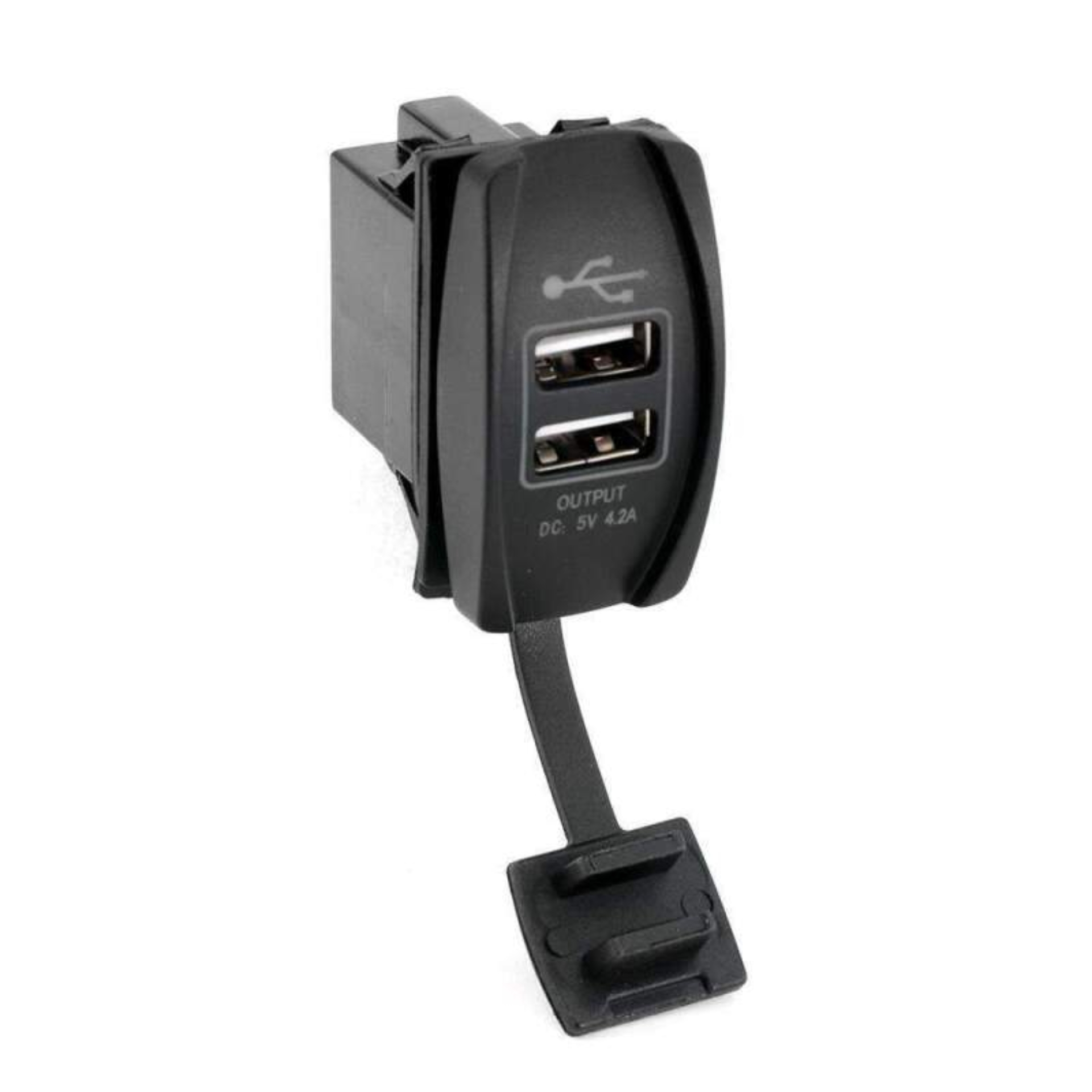 Picture of Rugged Radios USB Rocker Switch Hub with 4.2 Amp Outlet