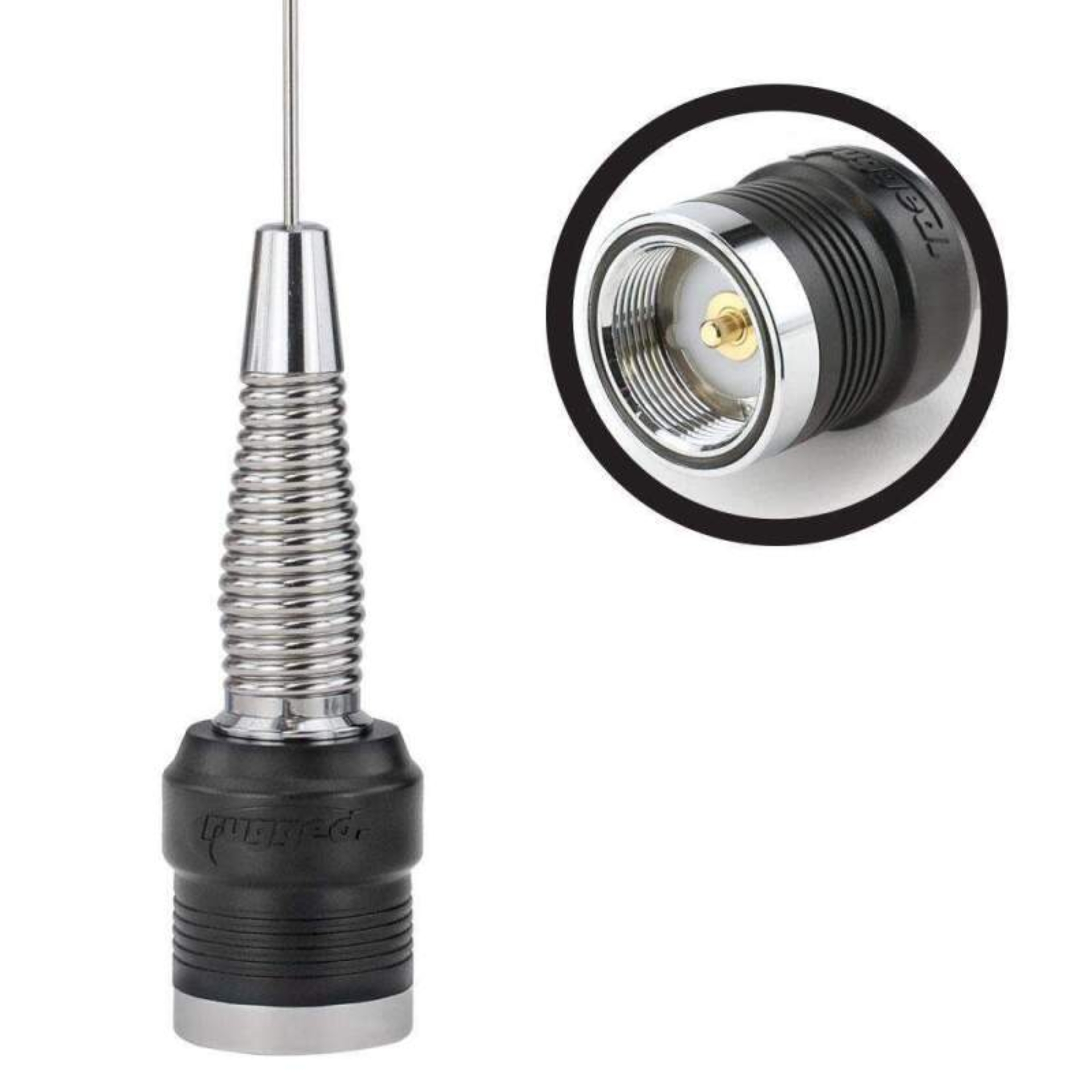Picture of Rugged Radios UHF & VHF Wide Band 1/4 Wave Antenna with Spring (132 - 525 MHz)