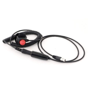 Picture of Rugged Radios Push to Talk (PTT) 3 Ft. Adapter for PTT-HM-QD and PTT-VM-QD
