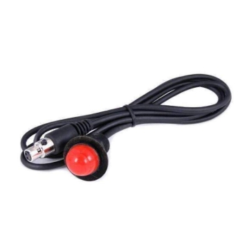 Picture of Rugged Radios Hole Mount Push to Talk Cable (PTT) with 48 Straight Cord for Intercoms