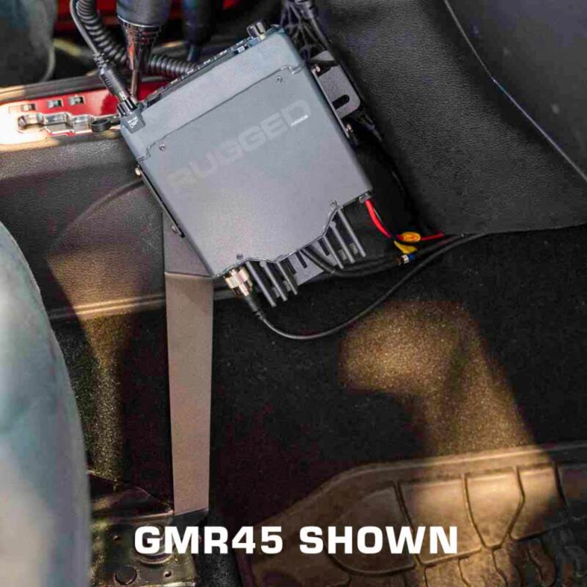 Picture of Rugged Radios 11-18 Jeep Wrangler JK(2 Dr)/JKU 2-Way GMRS Radio Kit / 41 Watt - G1 Waterproof