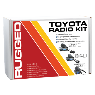 Picture of Rugged Radios Toyota Tacoma/4Runner/Sequoia 2-Way GMRS Radio Kit 25 Watt - GMR25 Waterproof