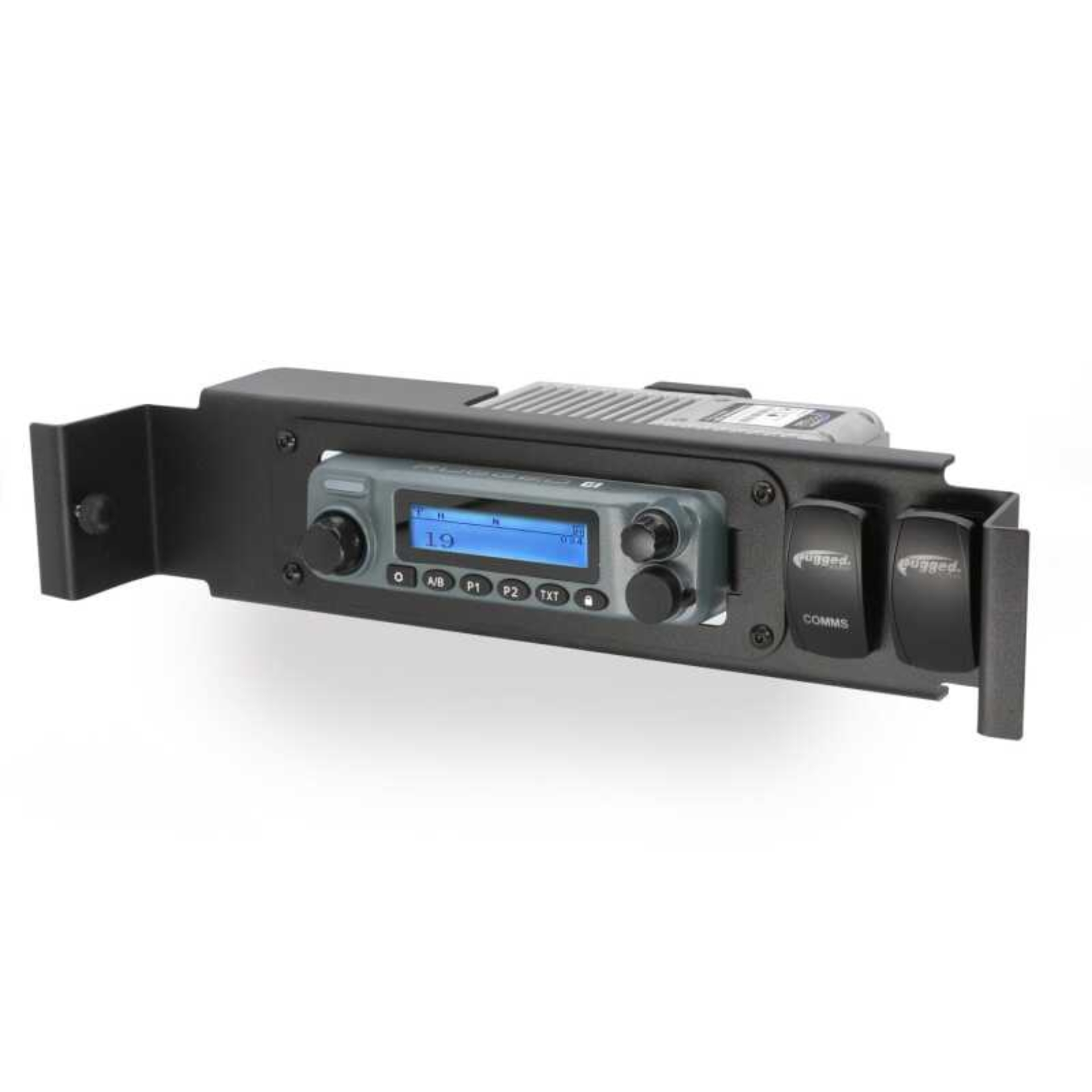 Picture of Rugged Radios Center Console Radio Mount for Ford Chevy GMC and Ram TRX Trucks Rugged Radios RDM