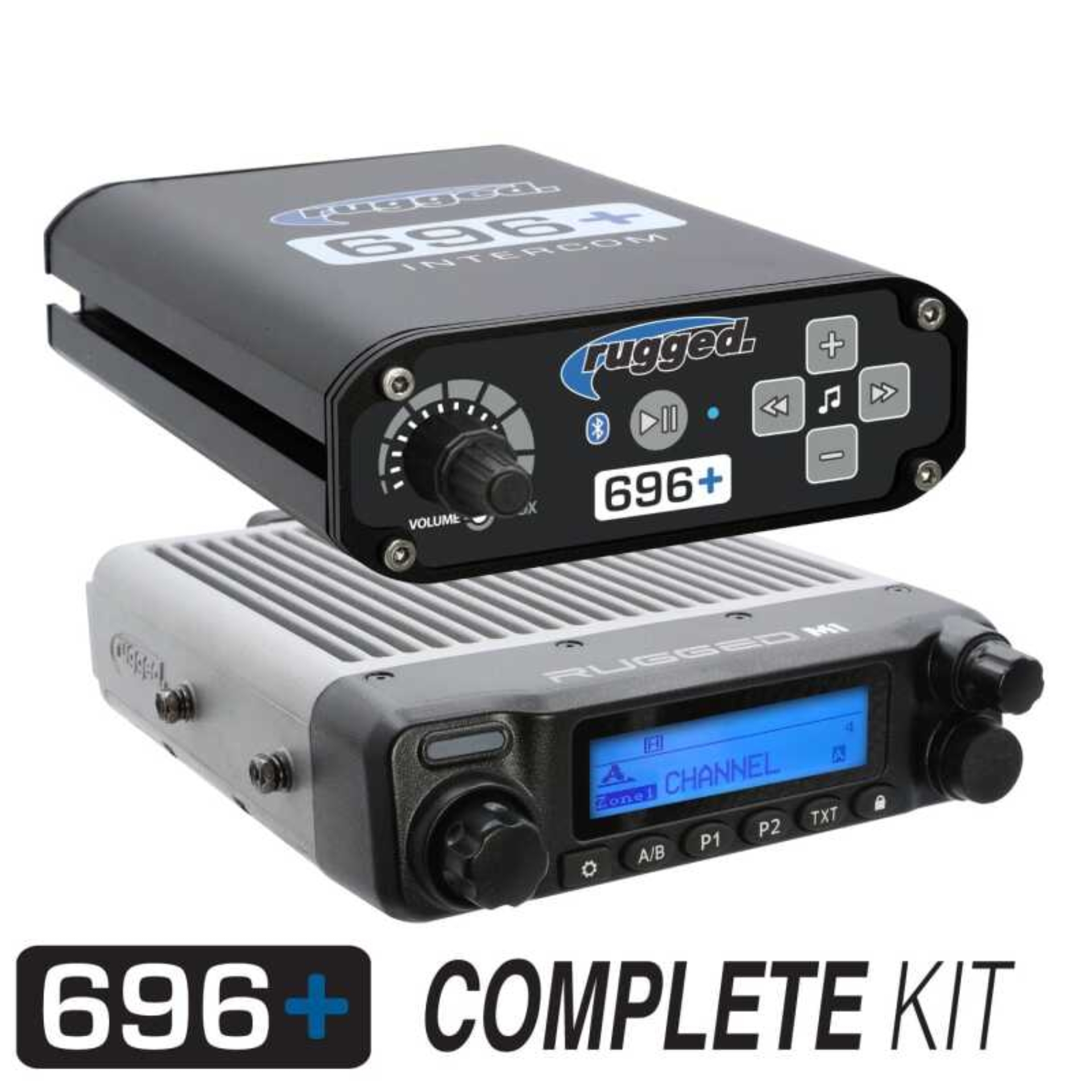 Picture of Rugged Radios 696 PLUS Complete Master Comm Kit with Intercom and 2-Way Radio M1 VHF Business Band