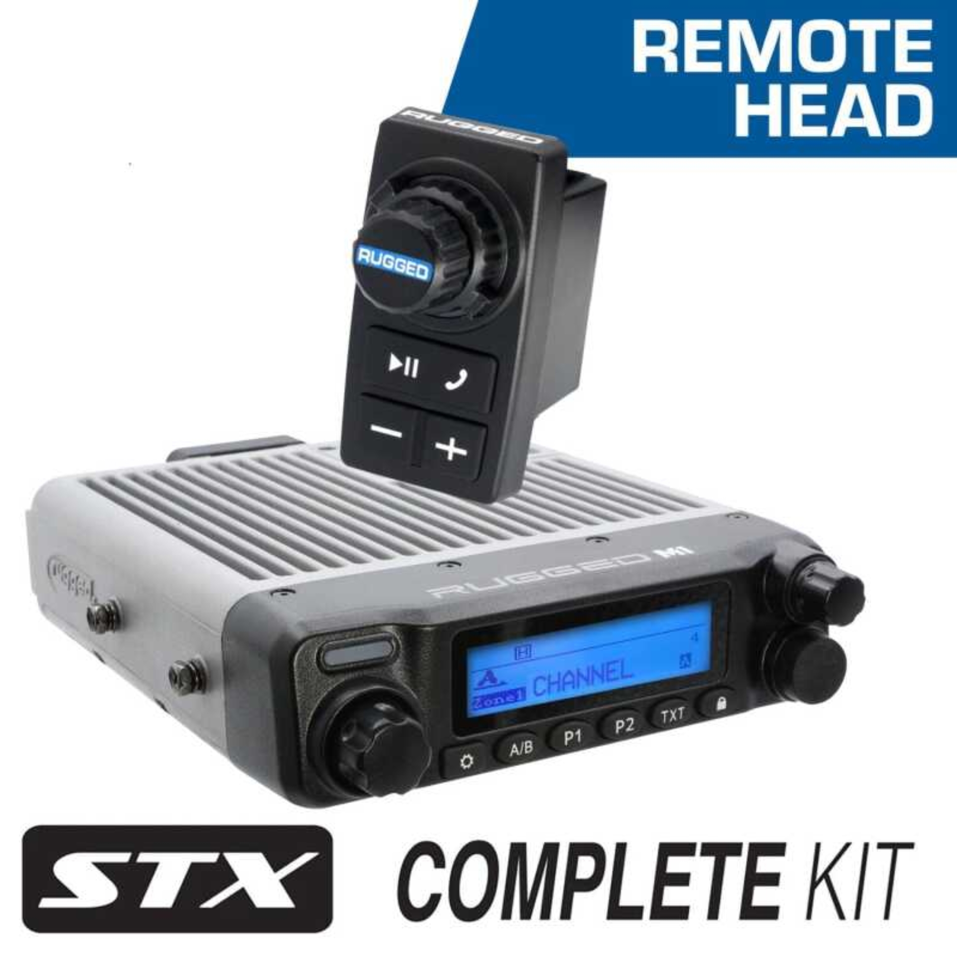 Picture of Rugged Radios STX STEREO Complete Master Comm Kit w/ Intercom - 2-Way Radio M1 VHF Business Band