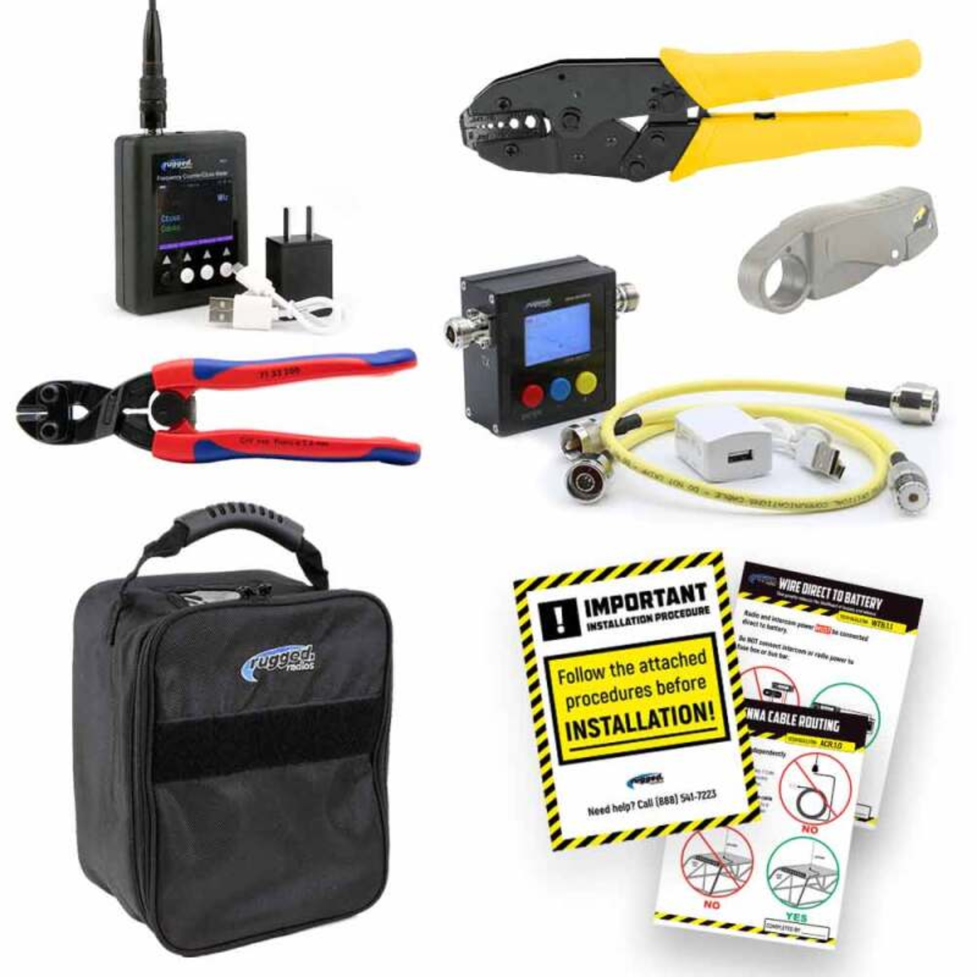 Picture of Rugged Radios Technician Tool Kit with Carrying Bag