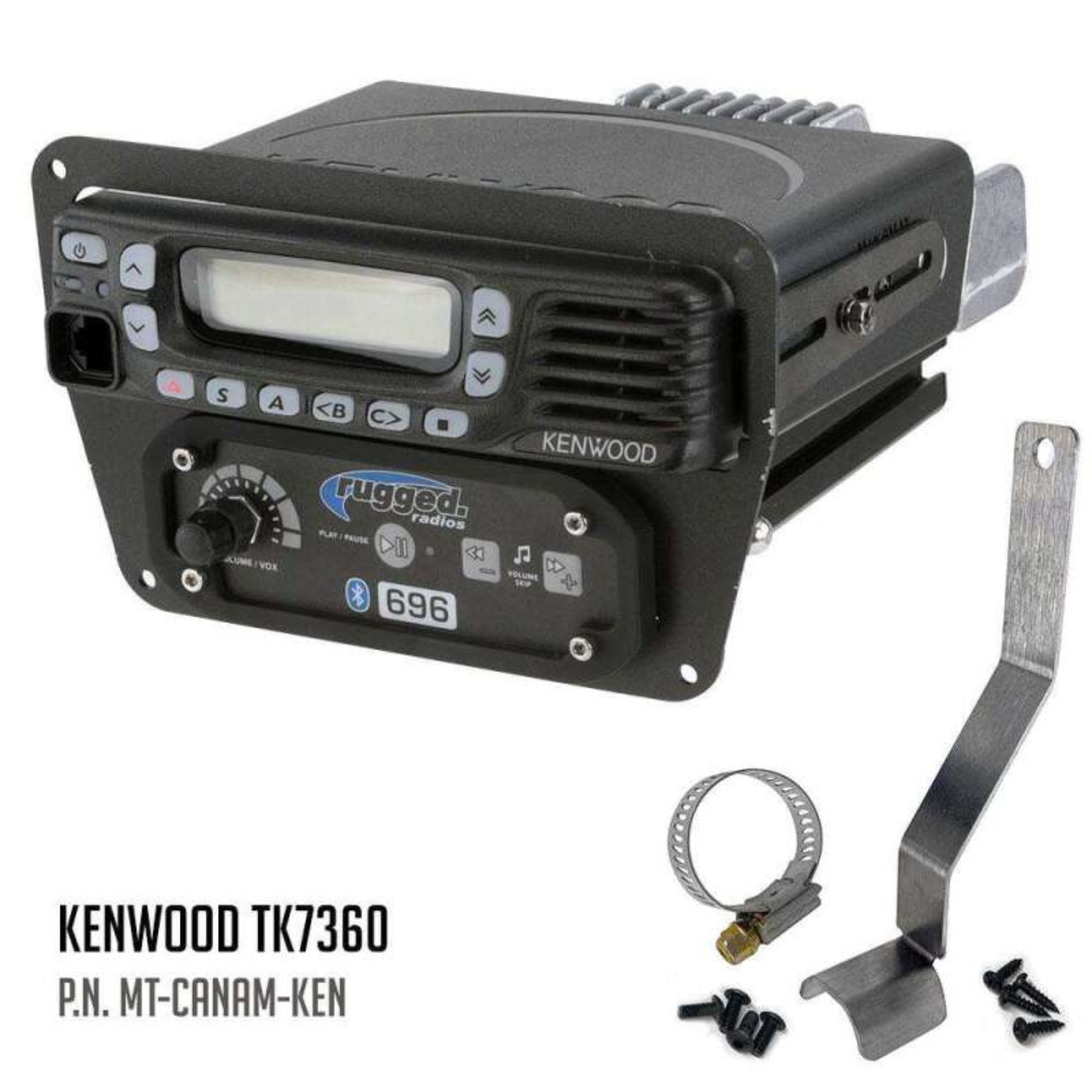 Picture of Rugged Radios Can-Am Commander Intercom and Radio Mount Icom F5021
