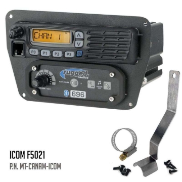 Picture of Rugged Radios Can-Am Commander Intercom and Radio Mount Motorola CM300D / Vertex VX2200