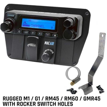 Picture of Rugged Radios Can-Am Commander Intercom/Radio Mount M1/G1/RM45/RM60/GMR45 w/Switch Holes