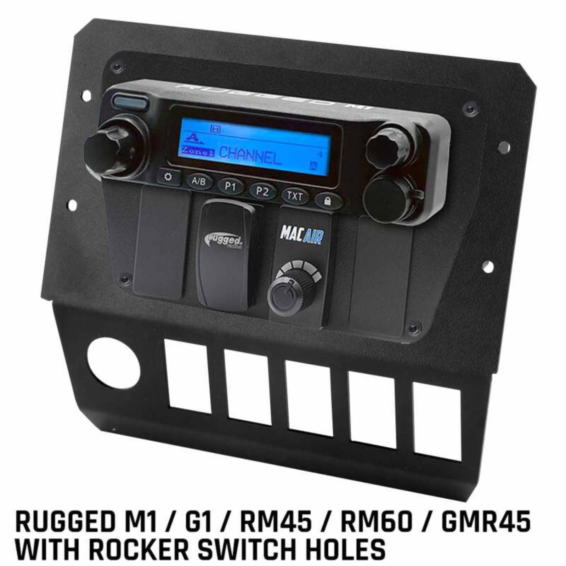 Picture of Rugged Radios Polaris General Multi Mount Kit - M1/G1/RM45/RM60/GMR45 w/Switch Holes