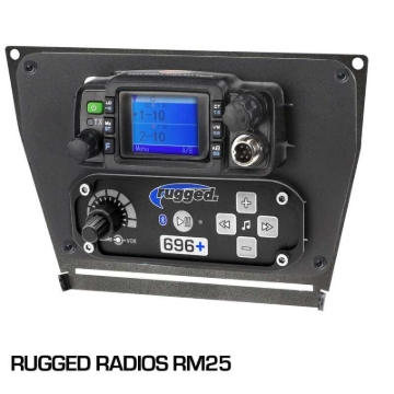 Picture of Rugged Radios Polaris RZR PRO XP RZR Turbo R and RZR PRO R Dash Mount Radio and Intercom Rugged RDM