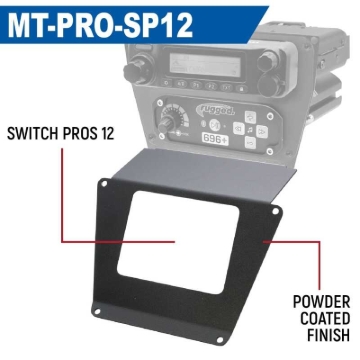 Picture of Rugged Radios Polaris RZR PRO XP/Turbo R/PRO R Dash Mount Radio and Intercom - SPOD Switch Panel