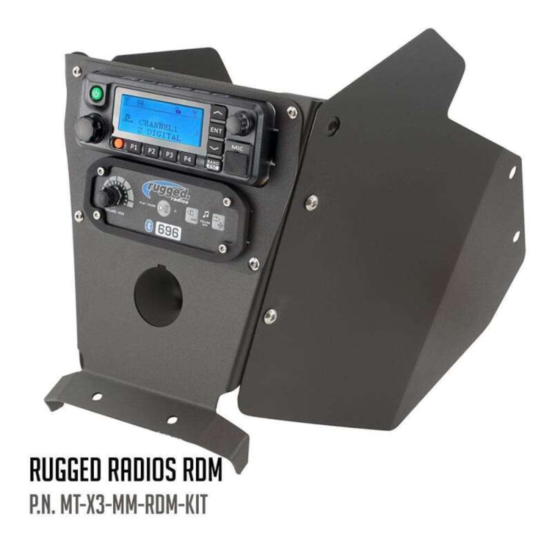 Picture of Rugged Radios Can-Am X3 Mounting Kit with Multi Mount and Side Panels Rugged RDM