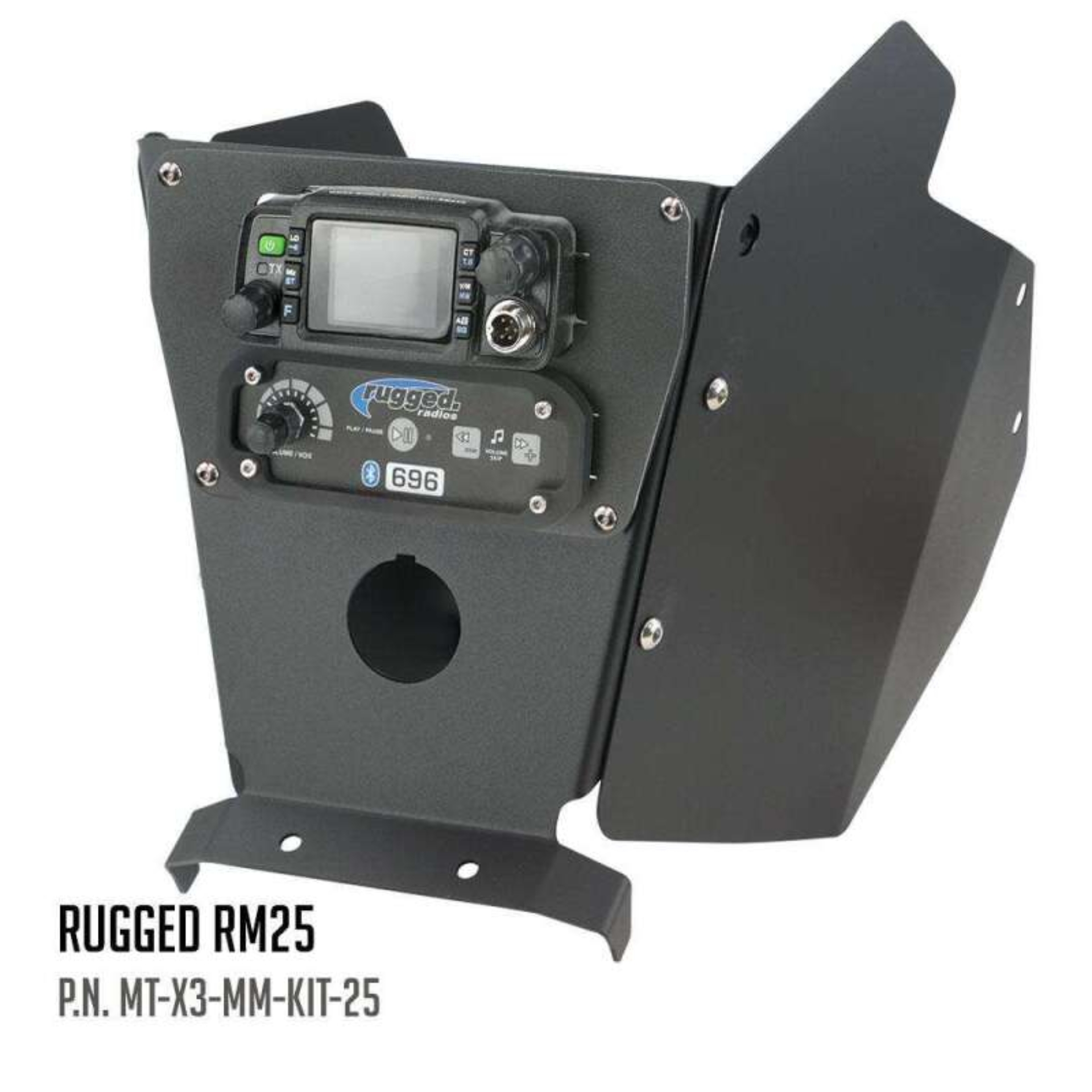 Picture of Rugged Radios Can-Am X3 Mounting Kit with Multi Mount and Side Panels Kenwood TK7360