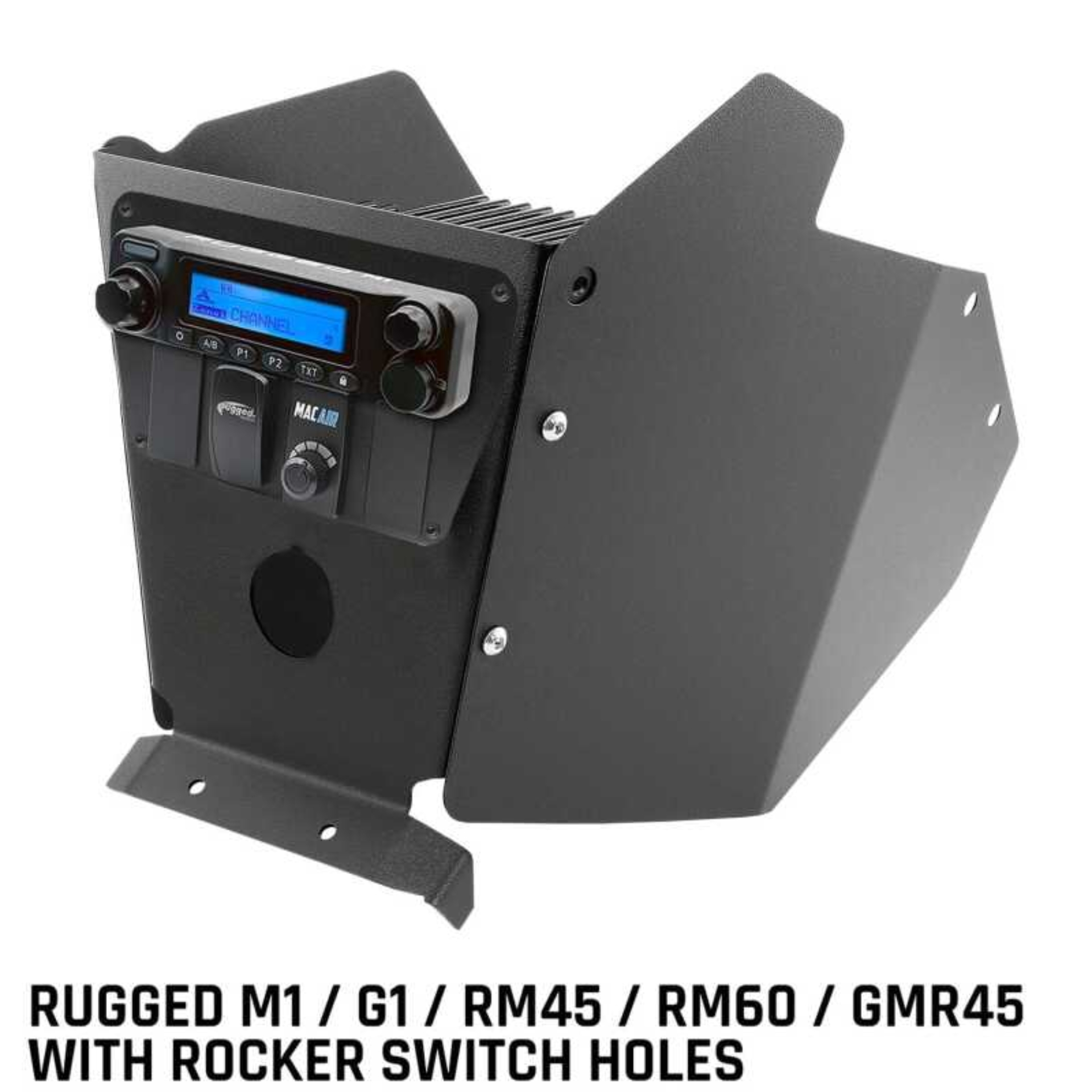 Picture of Rugged Radios Can-Am X3 Mount Kit w/Multi Mount Side Panels - M1/G1/RM45/RM60/GMR45 w/Switch Holes