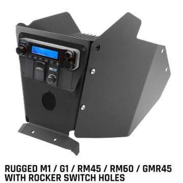 Picture of Rugged Radios Can-Am X3 Mount Kit w/Multi Mount Side Panels - M1/G1/RM45/RM60/GMR45 w/Switch Holes