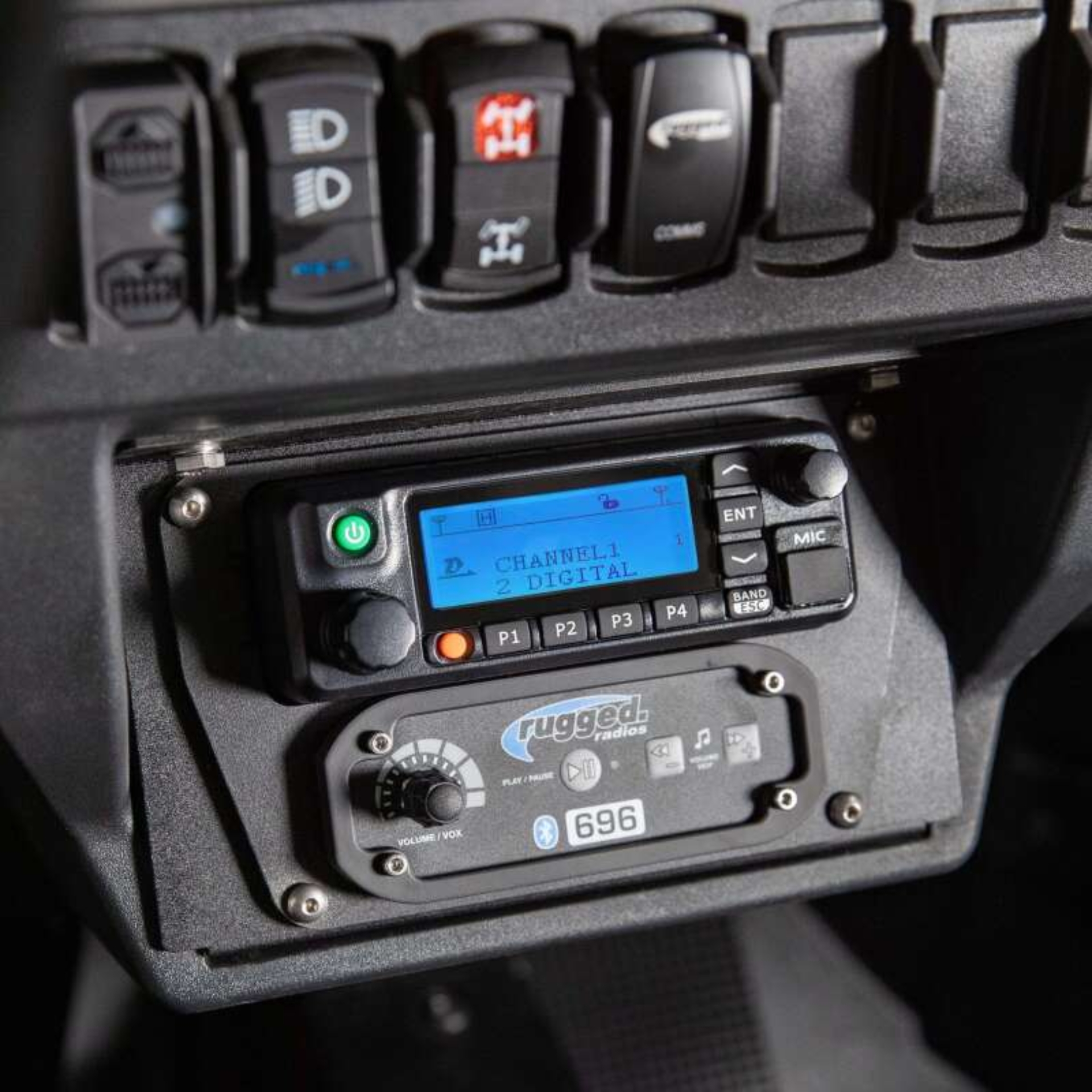 Picture of Rugged Radios Polaris XP1 Mount Kit for M1 / G1 / RM60 / GMR45 Radio and Rugged Intercom Rugged RDM