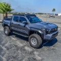 Picture of Westin 24-26 Toyota Tacoma Double Cab Mesa Roof Rack - Textured Black