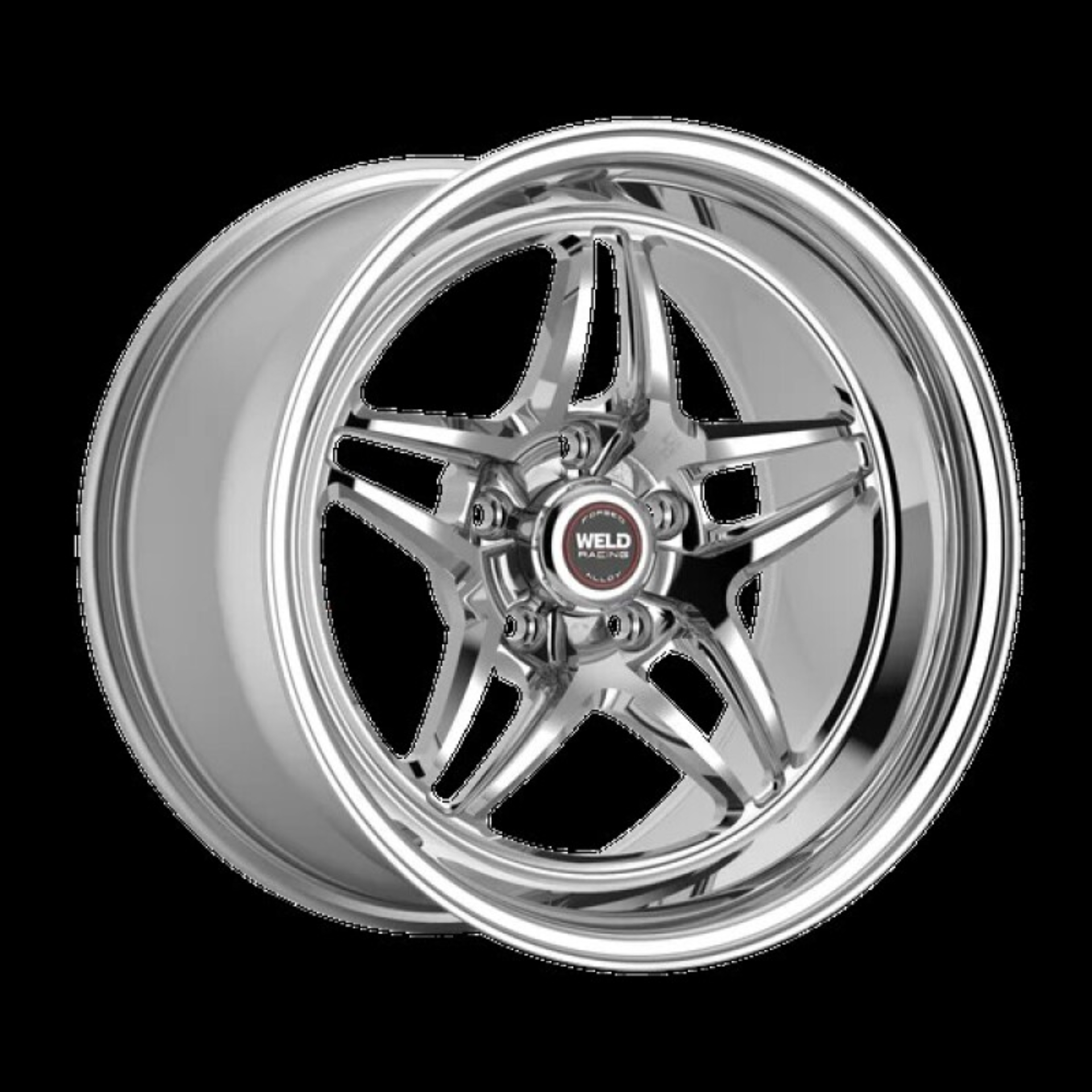 Picture of Weld S81 18x10 / 5x4.5 BS / 6.2 (18 ET) Polish 3.18 ID Medium Pad - Non Beadlock