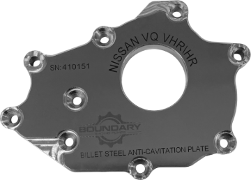 Picture of Boundary Nissan VQ DE 3.5L Steel Anti-Cavitation High Flow Billet Back Plate