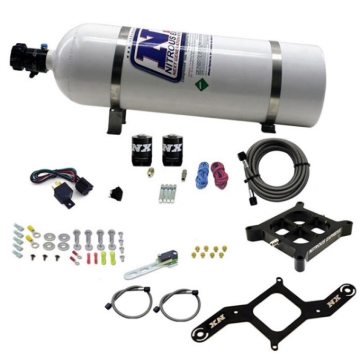 Picture of Nitrous Express 4500 Covert Crossbar Plate System Pro Power 100-500HP (15lb Bottle)