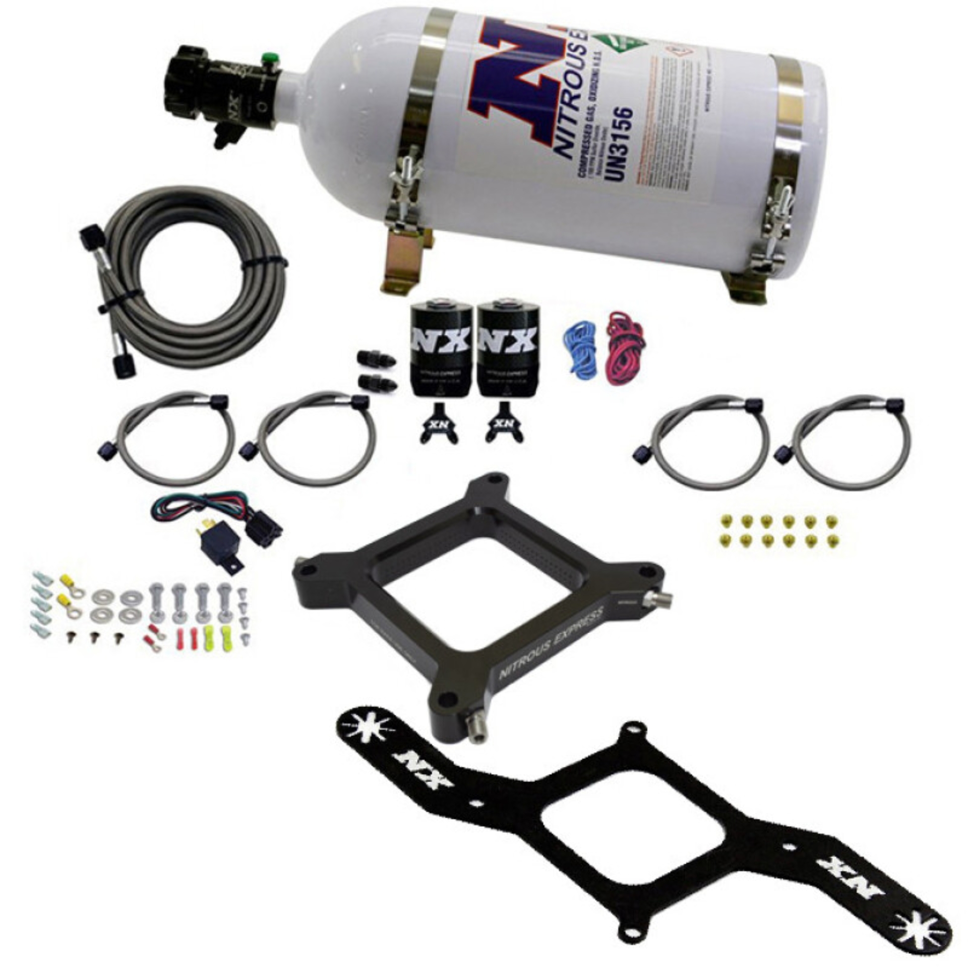 Picture of Nitrous Express 4150 Assassin Plate Stage 6 Alcohol 50-300HP (10lb Bottle)