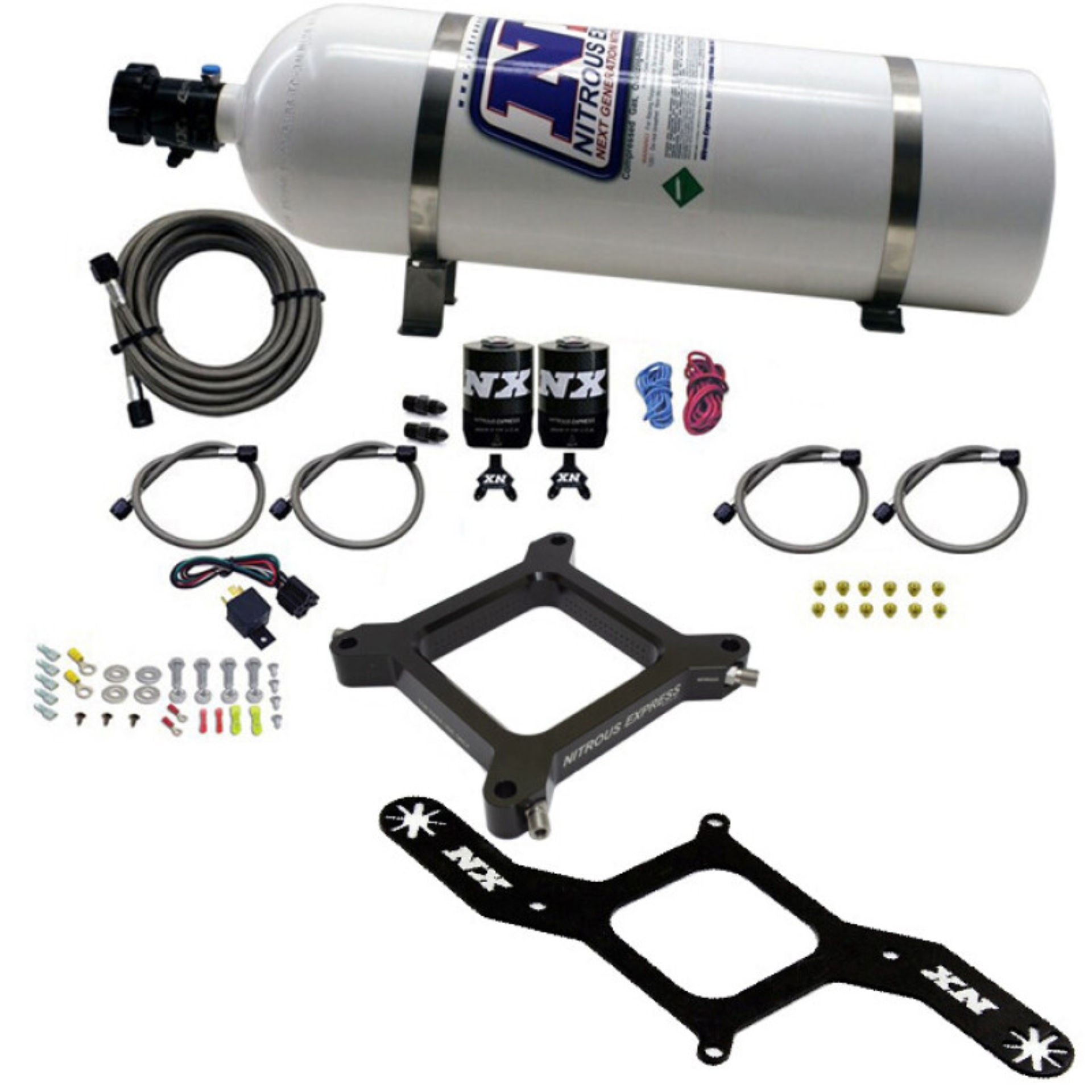 Picture of Nitrous Express 4150 Assassin Plate Stage 6 Alcohol 50-300HP (15lb Bottle)