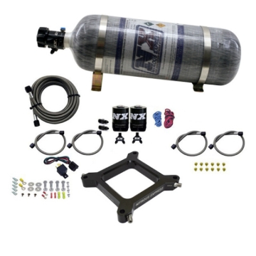 Picture of Nitrous Express 4150 Assassin Plate System Pro Power Alcohol 100-500HP (12lb Bottle)