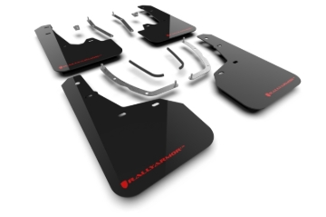 Picture of Rally Armor 25-26 Hyundai Tucson ICE XRT Black UR Mud Flap - Red Logo