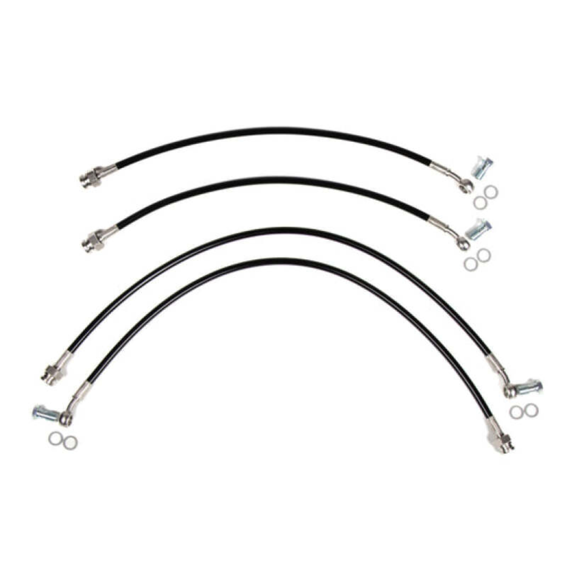 Picture of Chase Bays 97-13 Chevrolet Corvette C5/C6 Front and Rear Extended Caliper Brake Lines
