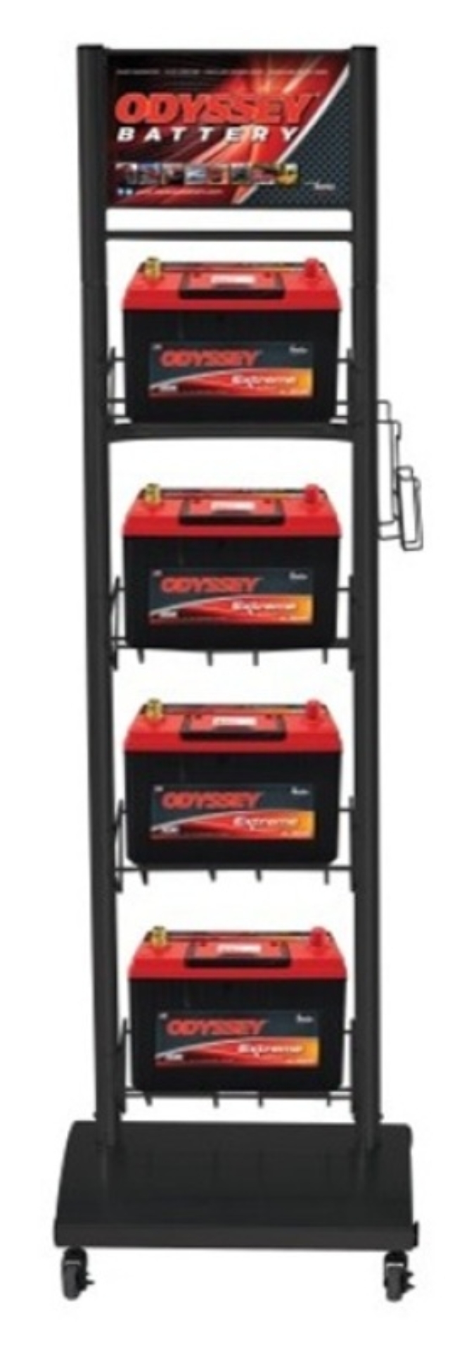 Picture of Odyssey Battery 4-Battery Display Rack (1 Wide x 4 High)