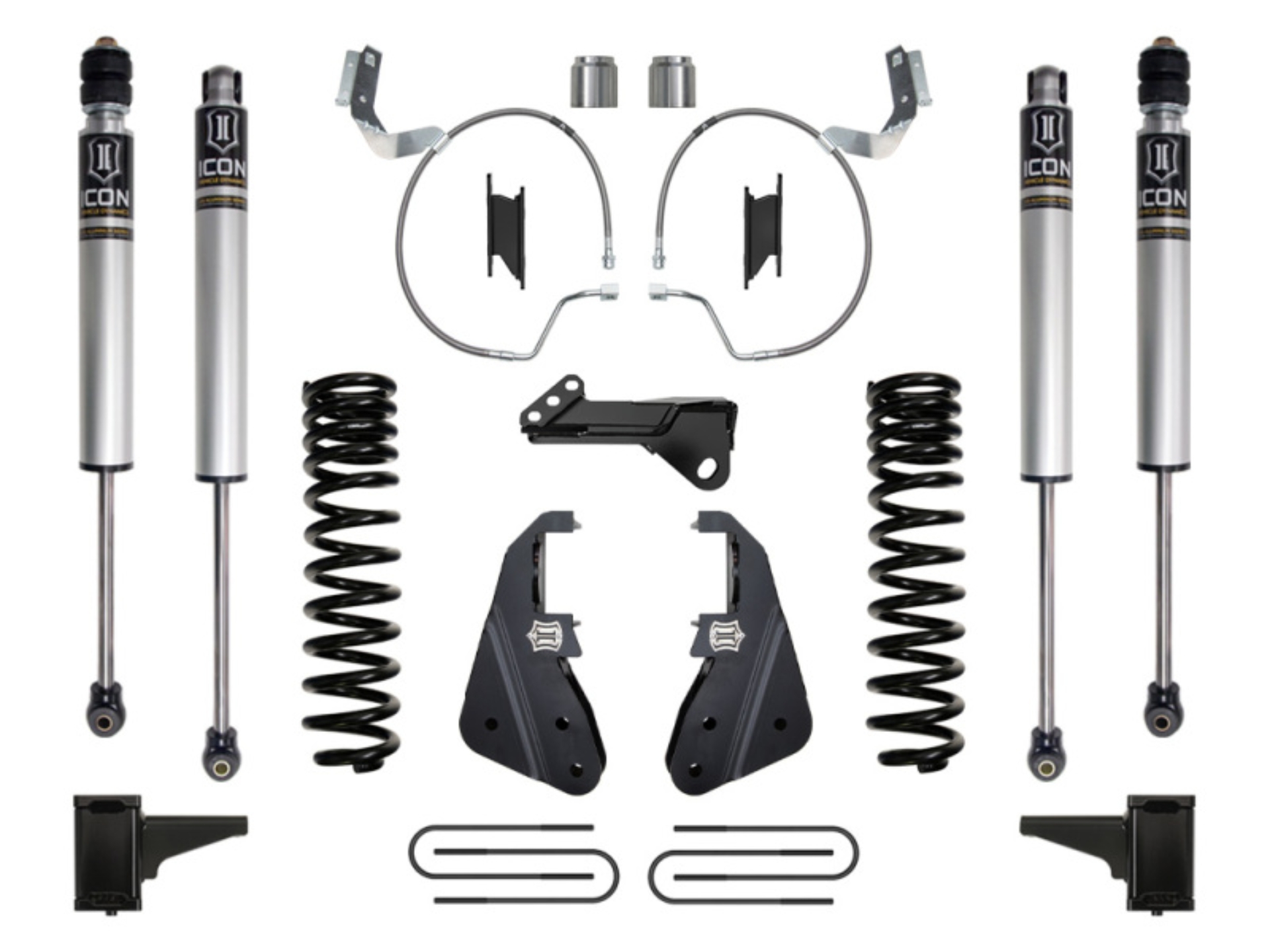 Picture of ICON 2023 Ford F-250/F-350 Super Duty 4WD Diesel 4.5in Lift Stage 1 Suspension System