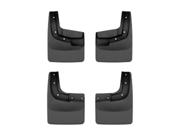 Picture of WeatherTech 2024 Ford Ranger (No Raptor) No Drill Front & Rear MudFlaps - Black
