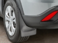 Picture of WeatherTech 24-25 Chevrolet Trax No Drill Rear MudFlaps - Black