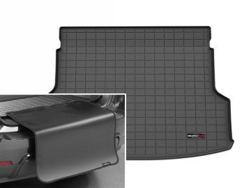 Picture of WeatherTech 2025 Subaru Forester w/o Harman Kardon Audio Sys Cargo Liner w/Bumper Protector - Black