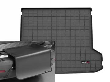 Picture of WeatherTech 22-25 Hyundai Tucson Cargo Liner w/Bumper Protector - Black