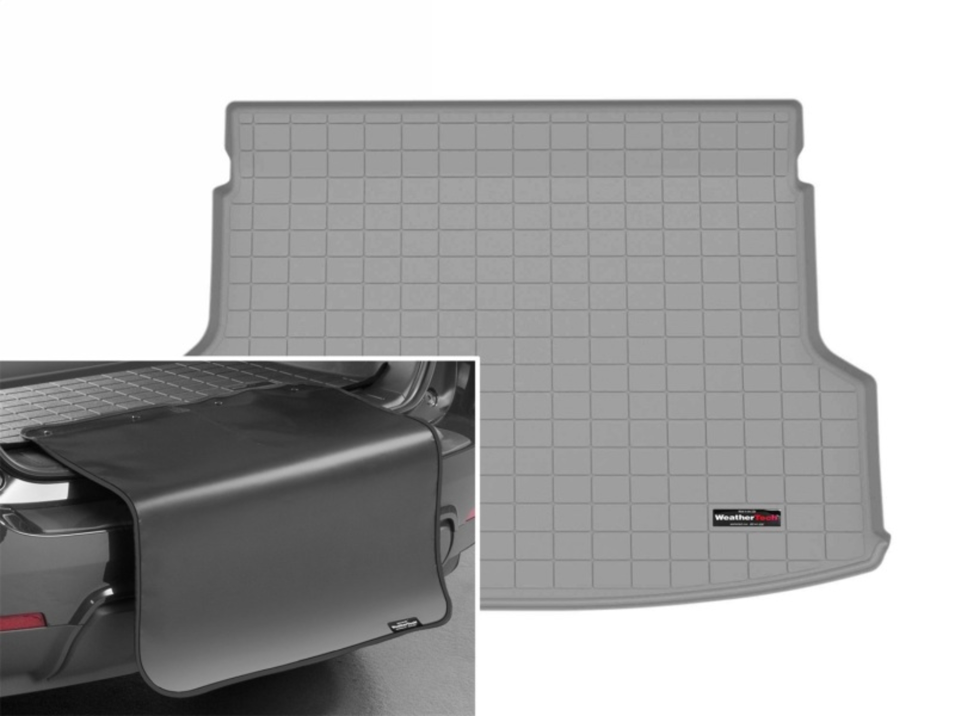 Picture of WeatherTech 2025 Subaru Forester w/o Harman Kardon Audio Sys Cargo Liner w/Bumper Protector - Grey
