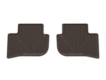 Picture of WeatherTech 22-24 Toyota Corolla Cross AWD/FWD Rear All-Weather Floor Mats - Cocoa