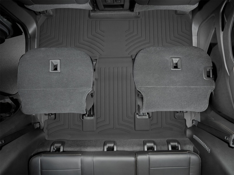 Picture of WeatherTech 18-23 Chevrolet Traverse w/2nd Row Bench or Bucket Rear FloorLiner HP - Black